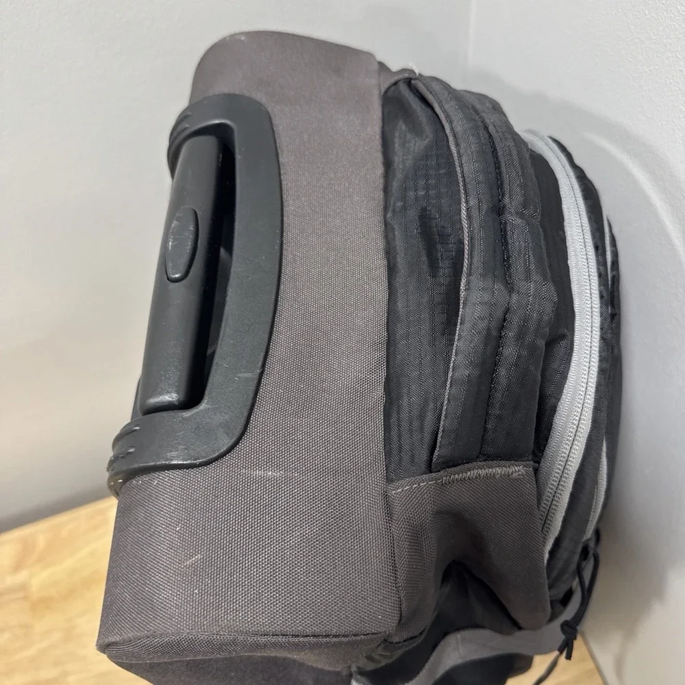 Eddie Bauer Commuter Duffel Rolling Carry On Backpack Wheeled Travel Bag Black